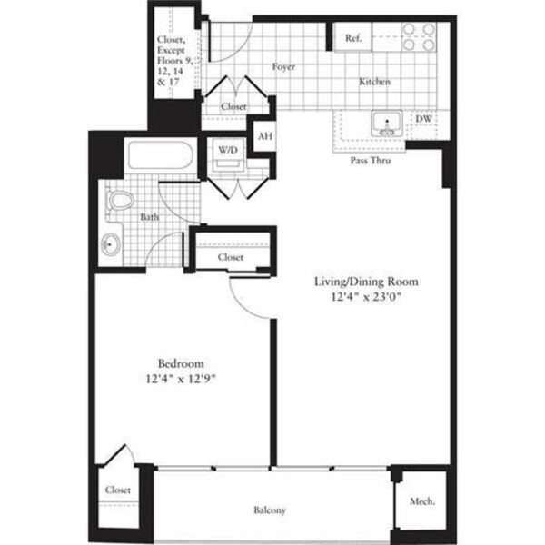 1 Bedroom E