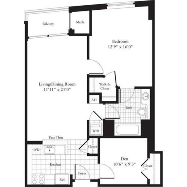 1 Bedroom L
