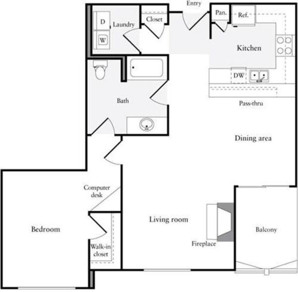 1 Bedroom F