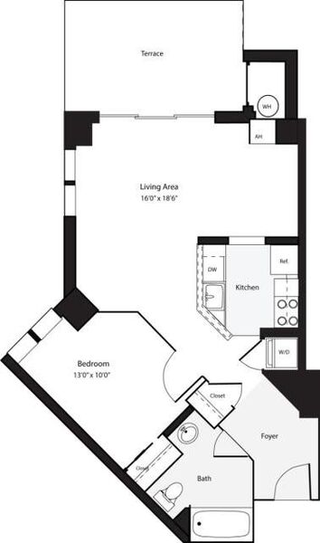 1 Bedroom B