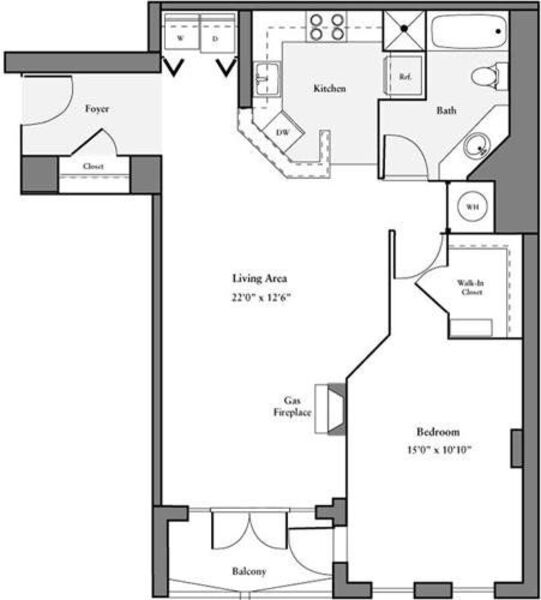 1 Bedroom L