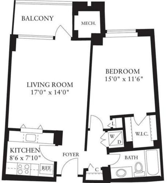 1 Bedroom A