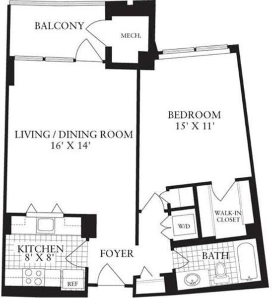 1 Bedroom C