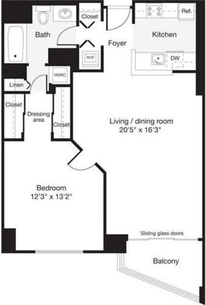1 Bedroom C