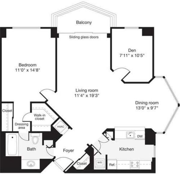 1 Bedroom D