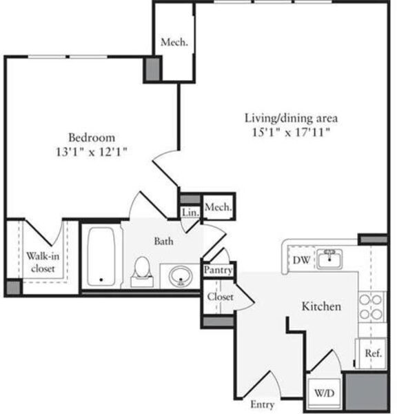 1 Bedroom E