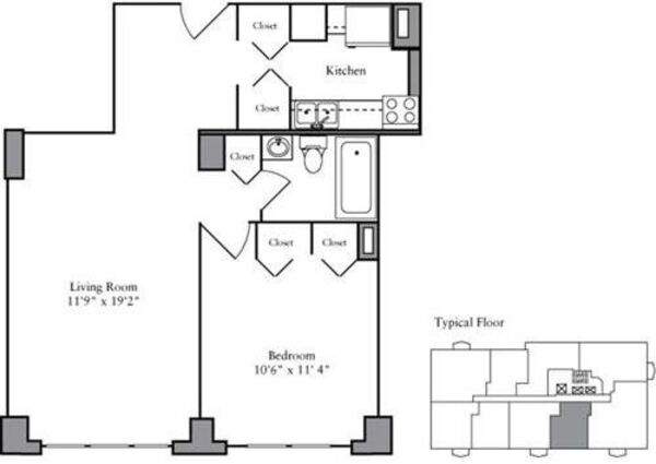1 Bedroom C