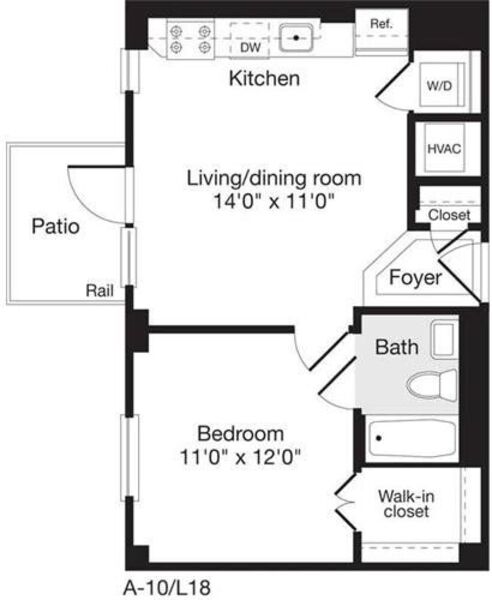 1 Bedroom A