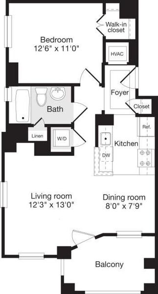 1 Bedroom E