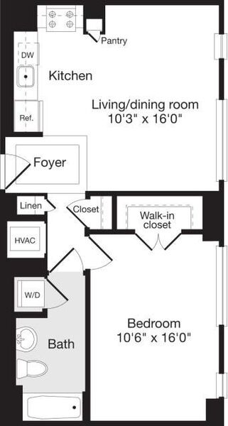 1 Bedroom H