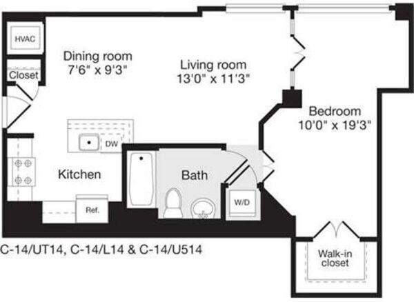 1 Bedroom M