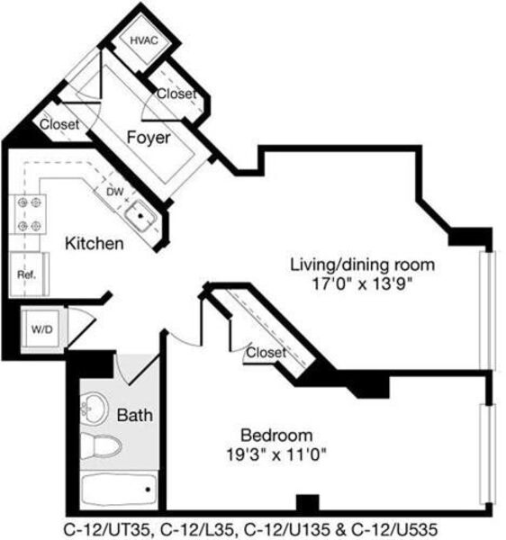 1 Bedroom Q
