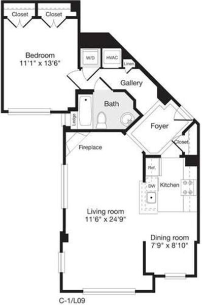 1 Bedroom V