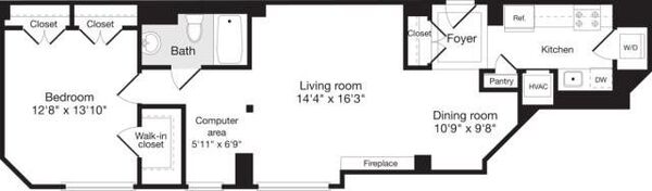 1 Bedroom X