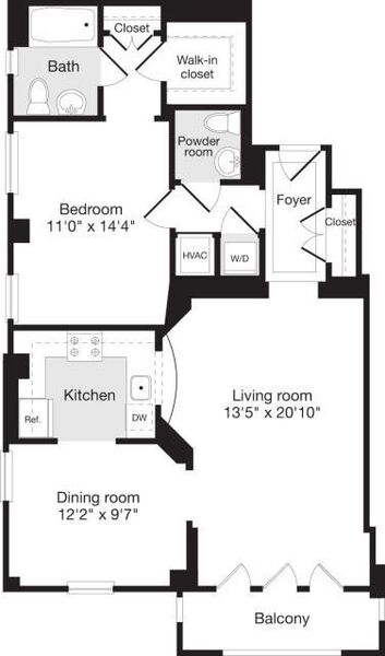 1 Bedroom Y