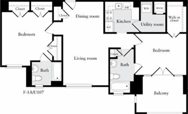 2 Bedrooms A