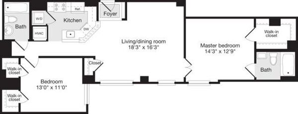 2 Bedrooms I