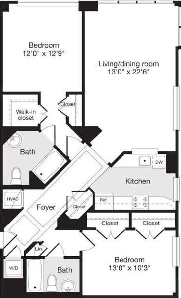 2 Bedrooms P