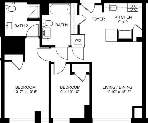 2 Bedrooms EE
