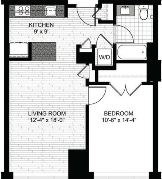 1 Bedroom F
