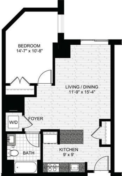 1 Bedroom J