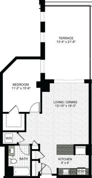 1 Bedroom P