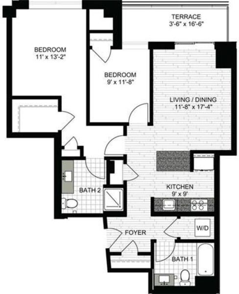 2 Bedrooms G