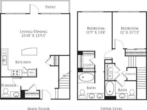 2 Bedroom TD