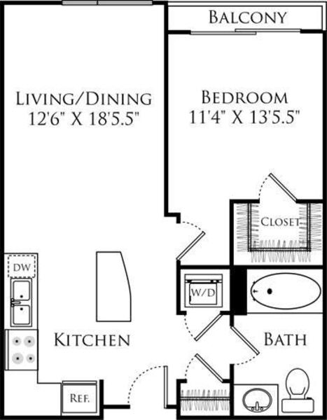 1 Bedroom D