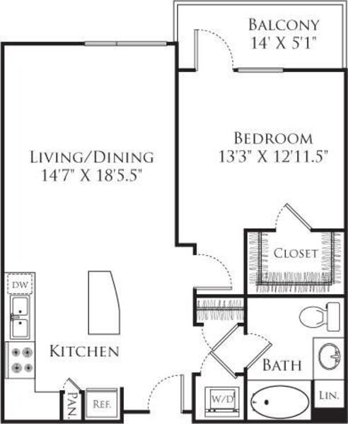 1 Bedroom H