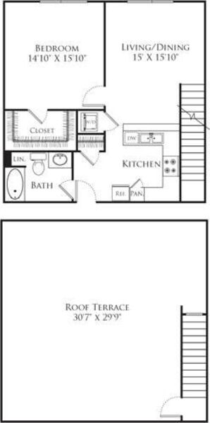 1 Bedroom Q