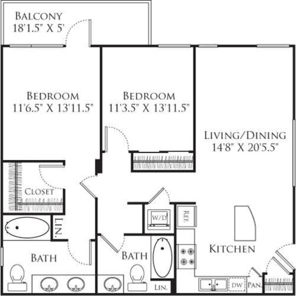 2 Bedroom E