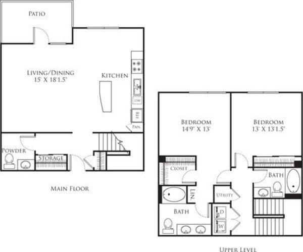 2 Bedroom TR