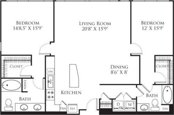 2 Bedroom F