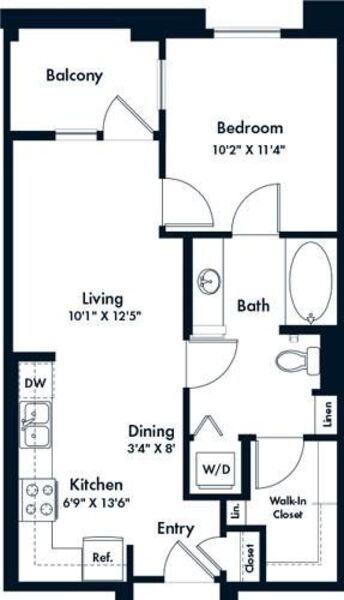 1 Bed- E01