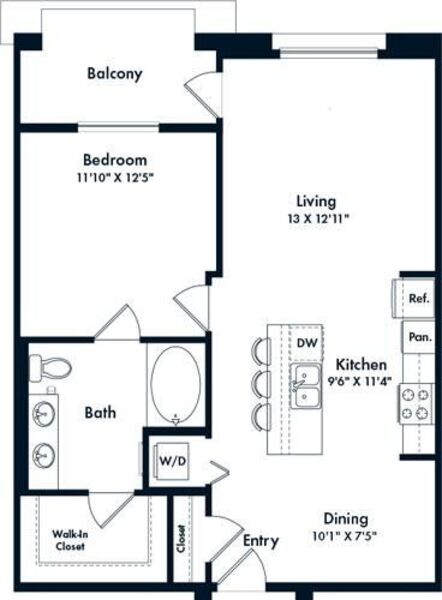1 Bed- E04