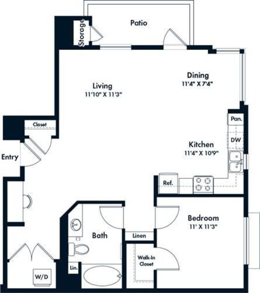 1 Bed- E06