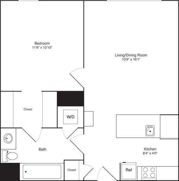 1 Bedroom K_617