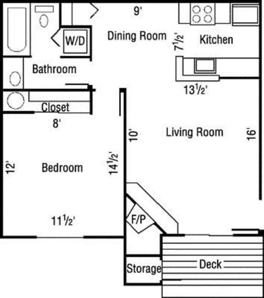 1 Bedrooms