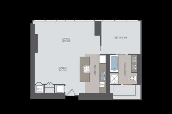 1 Bed 1 Bath R