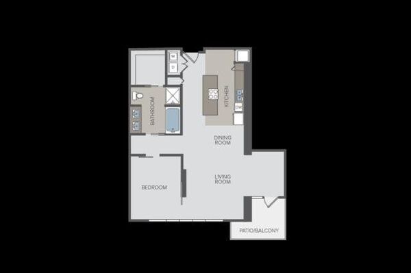 1 Bed 1 Bath F
