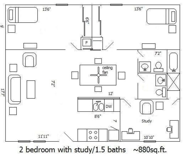 2 Bedroom