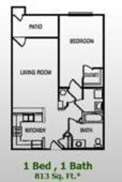 1 Bed 1 Bath