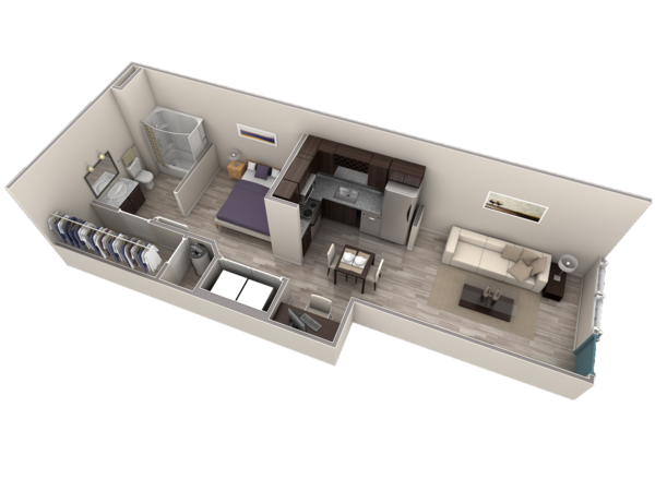 Studio Grand Courtyard