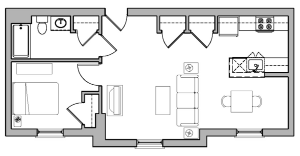 1 Bed