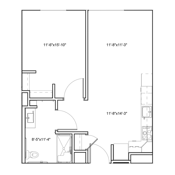1 Bed