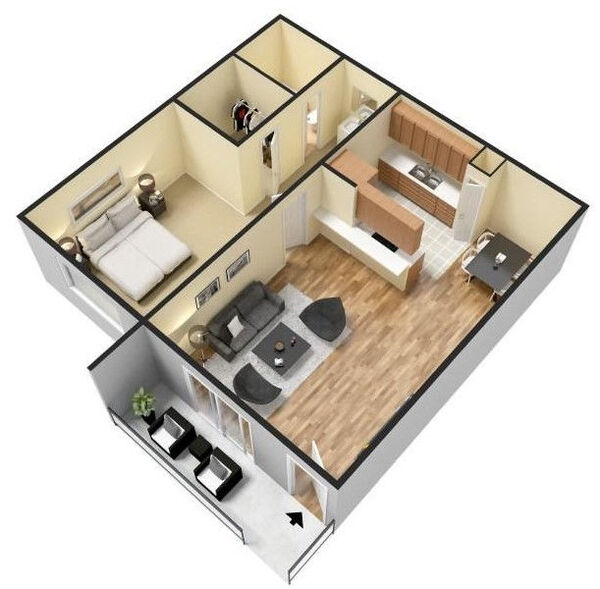 One bedroom / One bath