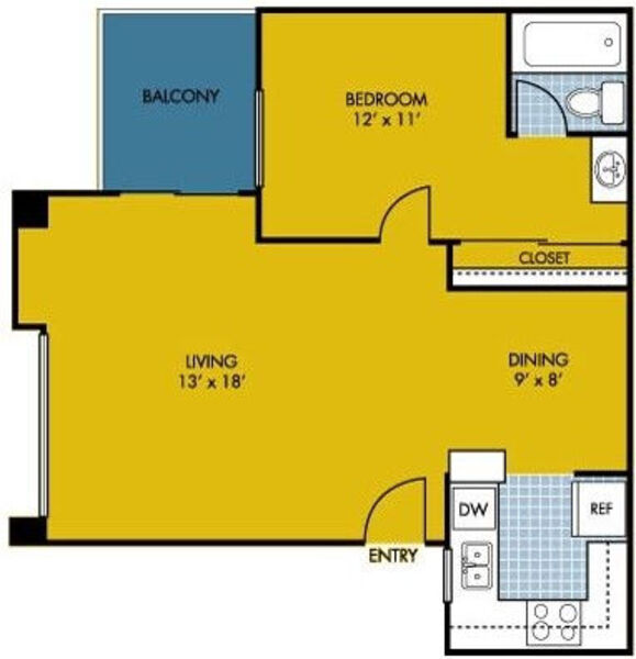 One bedroom / One bath