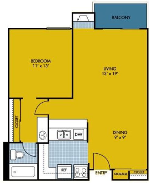 One bedroom / One bath
