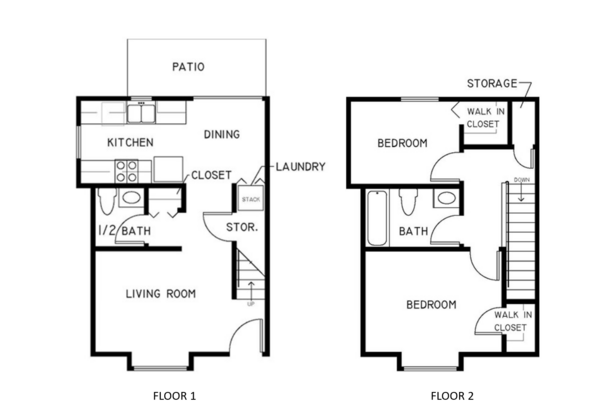 2x1.5 Townhome A